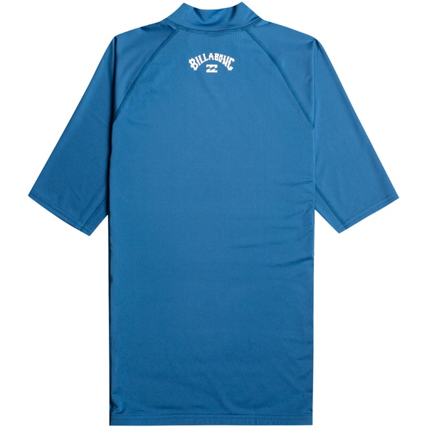 2026 Billabong Mens Wave All Day Short Sleeve Rash Vest EBYWR00101 - Dark Blue